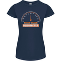 60th Birthday 60 Year Old Ageometer Funny Womens Petite Cut T-Shirt Navy Blue