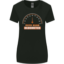 60th Birthday 60 Year Old Ageometer Funny Womens Wider Cut T-Shirt Black
