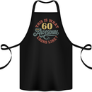 60th Birthday 60 Year Old Awesome Looks Like Cotton Apron 100% Organic Black