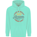 60th Birthday 60 Year Old Awesome Looks Like Mens 80% Cotton Hoodie Peppermint