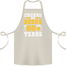 60th Birthday 60 Year Old Funny Alcohol Cotton Apron 100% Organic Natural