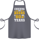 60th Birthday 60 Year Old Funny Alcohol Cotton Apron 100% Organic Steel