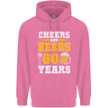 60th Birthday 60 Year Old Funny Alcohol Mens 80% Cotton Hoodie Azelea