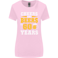 60th Birthday 60 Year Old Funny Alcohol Womens Wider Cut T-Shirt Light Pink