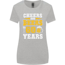60th Birthday 60 Year Old Funny Alcohol Womens Wider Cut T-Shirt Sports Grey