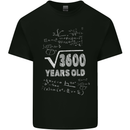 60th Birthday 60 Year Old Geek Funny Maths Mens Cotton T-Shirt Tee Top Black