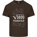 60th Birthday 60 Year Old Geek Funny Maths Mens Cotton T-Shirt Tee Top Dark Chocolate