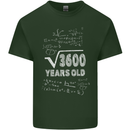60th Birthday 60 Year Old Geek Funny Maths Mens Cotton T-Shirt Tee Top Forest Green