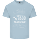 60th Birthday 60 Year Old Geek Funny Maths Mens Cotton T-Shirt Tee Top Light Blue