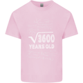 60th Birthday 60 Year Old Geek Funny Maths Mens Cotton T-Shirt Tee Top Light Pink