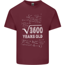 60th Birthday 60 Year Old Geek Funny Maths Mens Cotton T-Shirt Tee Top Maroon