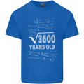 60th Birthday 60 Year Old Geek Funny Maths Mens Cotton T-Shirt Tee Top Royal Blue