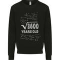 60th Birthday 60 Year Old Geek Funny Maths Mens Sweatshirt Jumper Black