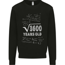60th Birthday 60 Year Old Geek Funny Maths Mens Sweatshirt Jumper Black
