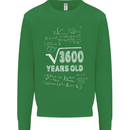 60th Birthday 60 Year Old Geek Funny Maths Mens Sweatshirt Jumper Irish Green