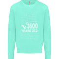 60th Birthday 60 Year Old Geek Funny Maths Mens Sweatshirt Jumper Peppermint