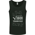 60th Birthday 60 Year Old Geek Funny Maths Mens Vest Tank Top Black
