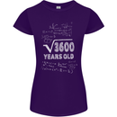 60th Birthday 60 Year Old Geek Funny Maths Womens Petite Cut T-Shirt Purple
