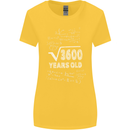 60th Birthday 60 Year Old Geek Funny Maths Womens Wider Cut T-Shirt Yellow