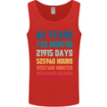 60th Birthday 60 Year Old Mens Vest Tank Top Red