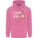 60th Birthday Funny Offensive 60 Year Old Mens 80% Cotton Hoodie Azelea