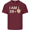 60th Birthday Funny Offensive 60 Year Old Mens Cotton T-Shirt Tee Top Maroon