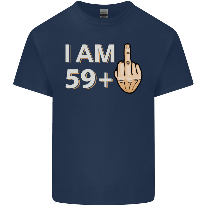 60th Birthday Funny Offensive 60 Year Old Mens Cotton T-Shirt Tee Top Navy Blue