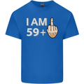 60th Birthday Funny Offensive 60 Year Old Mens Cotton T-Shirt Tee Top Royal Blue
