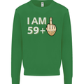 60th Birthday Funny Offensive 60 Year Old Mens Sweatshirt Jumper Irish Green