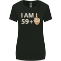 60th Birthday Funny Offensive 60 Year Old Womens Wider Cut T-Shirt Black