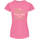 60th Birthday Queen Sixty Years Old 60 Womens Petite Cut T-Shirt Azalea