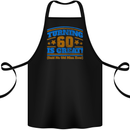 60th Birthday Turning 60 Is Great Year Old Cotton Apron 100% Organic Black
