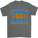 60th Birthday Turning 60 Is Great Year Old Mens T-Shirt Cotton Gildan Charcoal