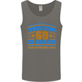60th Birthday Turning 60 Is Great Year Old Mens Vest Tank Top Charcoal
