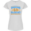 60th Birthday Turning 60 Is Great Year Old Womens Petite Cut T-Shirt White