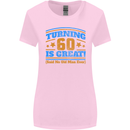 60th Birthday Turning 60 Is Great Year Old Womens Wider Cut T-Shirt Light Pink
