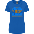 60th Birthday Turning 60 Is Great Year Old Womens Wider Cut T-Shirt Royal Blue
