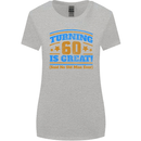 60th Birthday Turning 60 Is Great Year Old Womens Wider Cut T-Shirt Sports Grey
