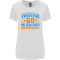 60th Birthday Turning 60 Is Great Year Old Womens Wider Cut T-Shirt White