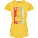 61st Birthday 61 Year Old Level Up Gamming Womens Petite Cut T-Shirt Yellow