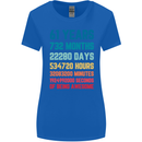 61st Birthday 61 Year Old Womens Wider Cut T-Shirt Royal Blue