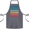62nd Birthday 62 Year Old Cotton Apron 100% Organic Steel
