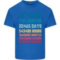 62nd Birthday 62 Year Old Mens Cotton T-Shirt Tee Top Royal Blue