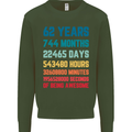 62nd Birthday 62 Year Old Mens Sweatshirt Jumper Forest Green