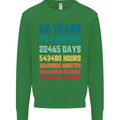 62nd Birthday 62 Year Old Mens Sweatshirt Jumper Irish Green