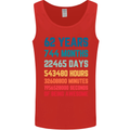 62nd Birthday 62 Year Old Mens Vest Tank Top Red