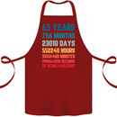63rd Birthday 63 Year Old Cotton Apron 100% Organic Maroon