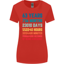 63rd Birthday 63 Year Old Womens Wider Cut T-Shirt Red