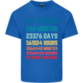 64th Birthday 64 Year Old Mens Cotton T-Shirt Tee Top Royal Blue