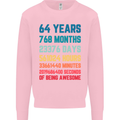 64th Birthday 64 Year Old Mens Sweatshirt Jumper Light Pink